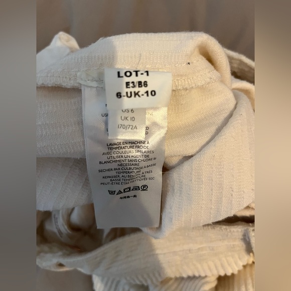 Free People - white corduroy pants - Picture 3 of 3